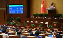 Quốc hội thông qua Luật sửa 11 luật về quân sự, quốc phòng