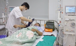 Thêm niềm vui cho bệnh nhân chạy thận ở Vũ Thư