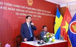 Thủ tướng: “Bà con làm việc, đóng góp tại Thụy Điển cũng như làm việc, đóng góp tại Việt Nam”