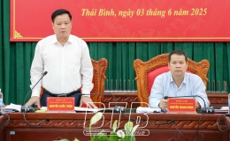Thường trực Tỉnh ủy làm việc với Sở Khoa học và Công nghệ