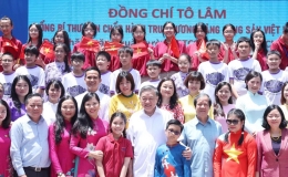 Tổng Bí thư Tô Lâm thăm các trường học chuyên biệt trên địa bàn Hà Nội
