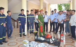 Tuyên truyền, thực hành chữa cháy và cứu nạn, cứu hộ tại huyện Hưng Hà