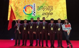 Đoàn Việt Nam giành 1 HCV tại Olympic toán học quốc tế năm 2018