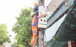 Vũ Thư: Để có dòng điện an toàn mùa nắng nóng