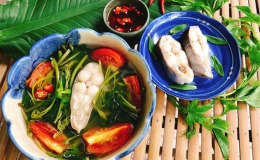 Canh cá rau lang