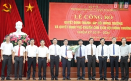 Trường Đại học Y Dược Thái Bình công bố quyết định thành lập Hội đồng trường