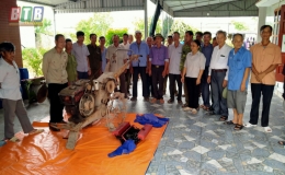 Bế giảng lớp tập huấn bảo hành máy cơ khí nông nghiệp cho người lao động