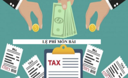 Cách xác định doanh thu tính lệ phí môn bài từ ngày 23/8/2020