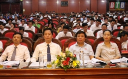 Kỳ họp thứ 10 HĐND huyện Thái Thụy