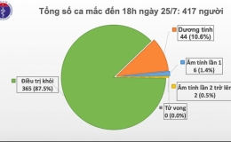 Thêm 2 ca bệnh COVID-19, Việt Nam có 417 ca bệnh