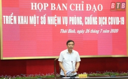 Thường trực Ban Chỉ đạo tỉnh họp triển khai một số nhiệm vụ phòng, chống dịch Covid-19