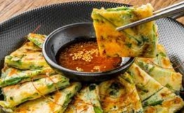 Cách làm bánh hành giòn rụm kiểu Hàn