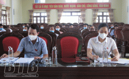 Đại biểu HĐND tiếp xúc cử tri tại huyện Thái Thụy