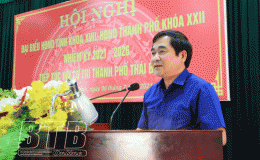 Đồng chí Phó Bí thư thường trực Tỉnh ủy, Chủ tịch HĐND tỉnh tiếp xúc cử tri tại thành phố Thái Bình