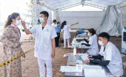 Hưng Hà: Giãn cách xã hội với các xã giáp ranh vùng dịch