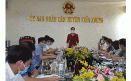 Kiểm tra, chỉ đạo công tác phòng, chống dịch trên địa bàn huyện Kiến Xương
