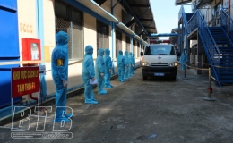 Quỳnh Phụ: Tổ chức diễn tập phòng, chống dịch Covid-19 tại doanh nghiệp