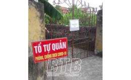 Xã Đồng Thanh (Vũ Thư): 8 trường hợp F1 được cách ly y tế tại hộ gia đình