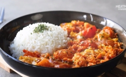 Cơm trứng cà chua dễ làm cho người mới vào bếp
