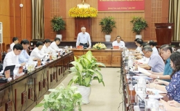 Đoàn kiểm tra Bộ Chính trị làm việc tại Quảng Nam