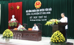 HĐND huyện Tiền Hải khóa XX họp kỳ thứ tư