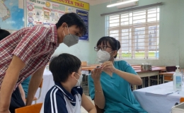 Hơn 32% trẻ từ 5-11 tuổi được tiêm mũi 2 vaccine phòng COVID-19