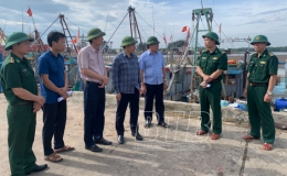 Kiểm tra, chỉ đạo công tác phòng, chống bão số 1