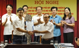 Ký kết chương trình phối hợp trong lĩnh vực tài nguyên và môi trường