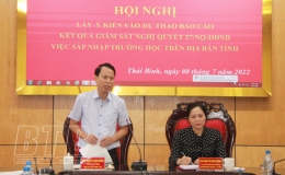 Lấy ý kiến vào dự thảo báo cáo kết quả giám sát việc thực hiện Nghị quyết số 27/NQ-HĐND của HĐND tỉnh