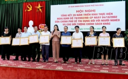 Thành phố: Khen thưởng 39 tập thể, cá nhân trong công tác tín dụng cho hộ nghèo, đối tượng chính sách.