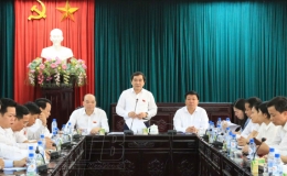 Thống nhất nội dung thảo luận tổ, thảo luận và chất vấn tại hội trường