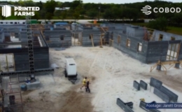 Quá trình xây dựng tòa nhà in 3D lớn nhất thế giới