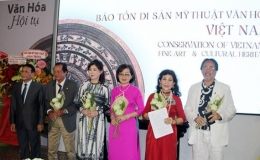 Ra mắt Trung tâm UNESCO Bảo tồn Di sản mỹ thuật văn hóa Việt Nam
