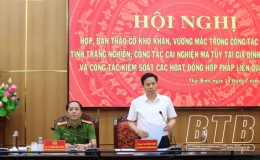 Tháo gỡ khó khăn trong công tác cai nghiện ma túy tại cộng đồng