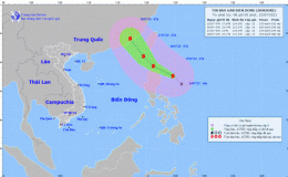 Tin bão gần biển Đông (Cơn bão DOKSURI)