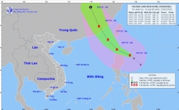 Tin bão gần biển Đông (Cơn bão DOKSURI)