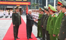 Chỉ đạo của Tổng Bí thư Nguyễn Phú Trọng tại Hội nghị sơ kết 6 tháng đầu năm 2024 của Đảng ủy Công an Trung ương