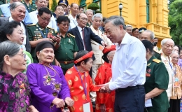 Chủ tịch nước Tô Lâm: Người có công luôn phải được hưởng đầy đủ thành quả của sự nghiệp đổi mới đất nước