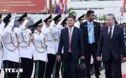 Chủ tịch nước Tô Lâm rời Phnom Penh, kết thúc tốt đẹp chuyến thăm Campuchia