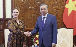 Chủ tịch nước Tô Lâm tiếp Đại sứ New Zealand tại Việt Nam Caroline Beresford