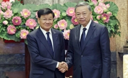 Chủ tịch nước Tô Lâm: Việt Nam luôn ủng hộ mạnh mẽ, toàn diện công cuộc đổi mới, bảo vệ và xây dựng đất nước Lào