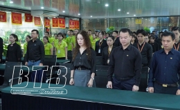 Công ty Tân Đệ tham gia lễ viếng đồng chí Tổng Bí thư Nguyễn Phú Trọng