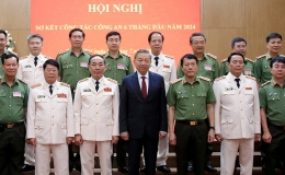 Hội nghị sơ kết công tác công an 6 tháng đầu năm 2024