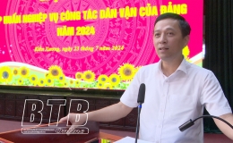 Kiến Xương: Tập huấn nghiệp vụ công tác dân vận của Đảng