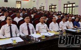 Kiến Xương tổ chức kỳ họp thứ tám, HĐND huyện khóa XX