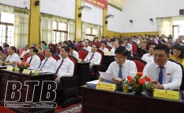 Kỳ họp thứ tám HĐND huyện Đông Hưng quyết định nhiều nội dung quan trọng
