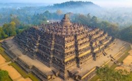 Ngắm nhìn Borobudur, ngôi đền Phật giáo lớn nhất thế giới