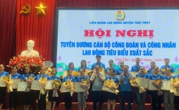 Thái Thụy: Tuyên dương 95 cán bộ công đoàn và công nhân, lao động tiêu biểu xuất sắc