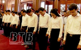 Thành phố Thái Bình: Dâng hương tưởng niệm các anh hùng liệt sĩ