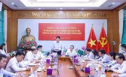 Thường trực Ban Bí thư làm việc với Ban Đối ngoại Trung ương